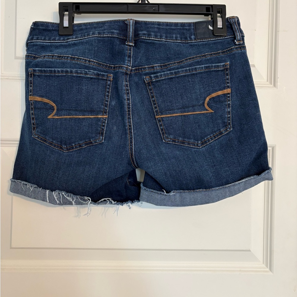 American Eagle Outfitters Denim Midi Shorts - Picture 2 of 5